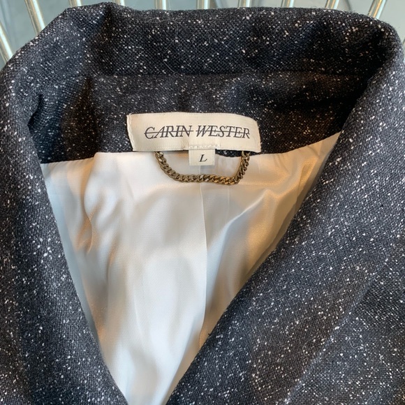 Carin Wester Women’s Gray Romy Jacket - Picture 7 of 8